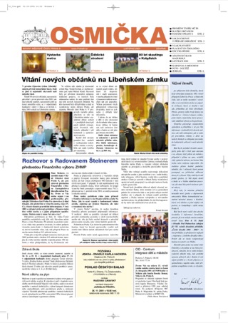 Titulní strana, Osmička listopad 2001