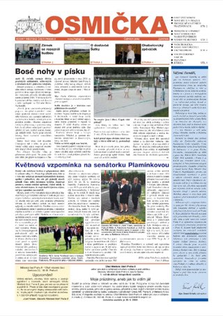 Titulní strana, Osmička červen 2002