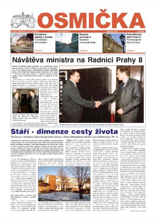 Titulní strana, Osmička březen 2003