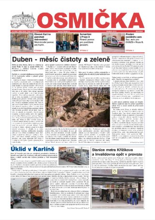 Titulní strana, Osmička duben 2003