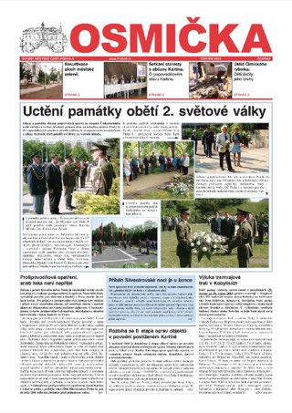 Titulní strana, Osmička červen 2003