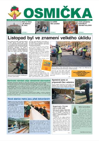 Titulní strana, Osmička prosinec 2003