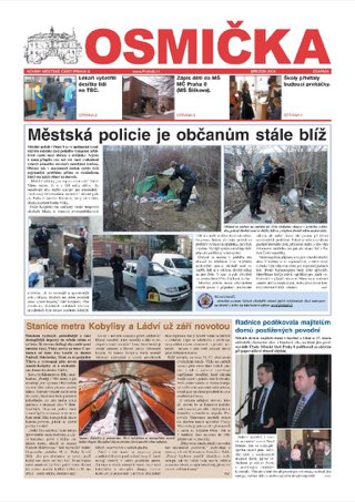 Titulní strana, Osmička březen 2004
