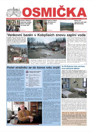 Titulní strana, Osmička duben 2004