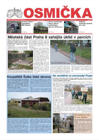 Titulní strana, Osmička květen 2004
