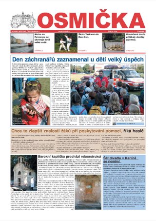 Titulní strana, Osmička říjen 2004