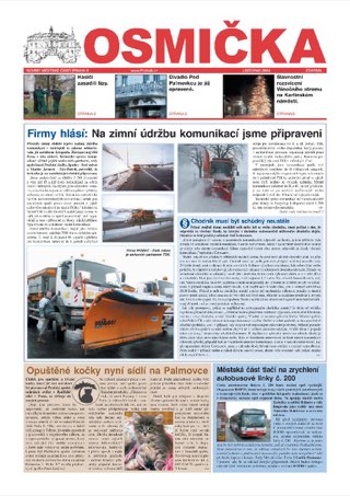 Titulní strana, Osmička listopad 2004