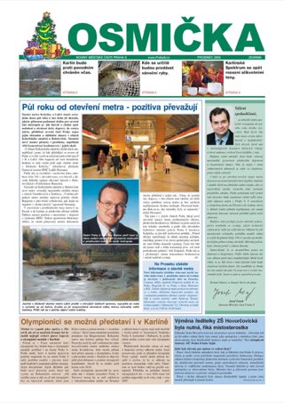 Titulní strana, Osmička prosinec 2004