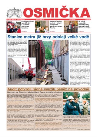 Titulní strana, Osmička květen 2005
