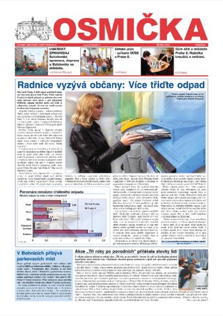 Titulní strana, Osmička říjen 2005