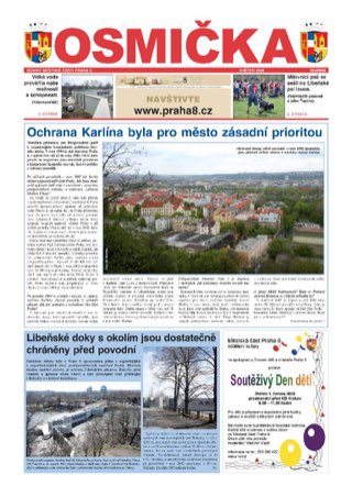 Titulní strana, Osmička květen 2006