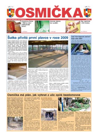 Titulní strana, Osmička říjen 2006