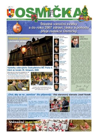 Titulní strana, Osmička prosinec 2006