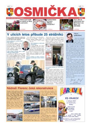 Titulní strana, Osmička únor 2007