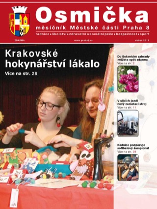 Titulní strana, Osmička duben 2013