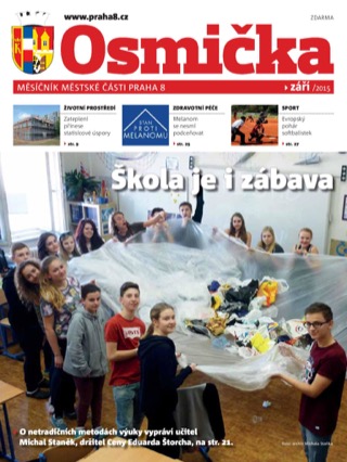 Titulní strana, Osmička září 2015
