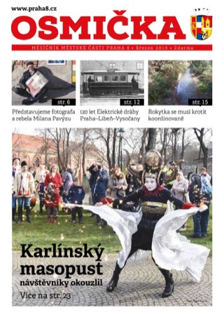 Titulní strana, Osmička březen 2016