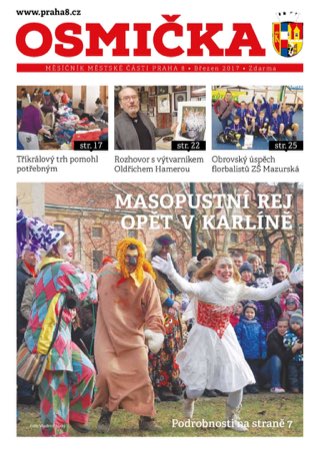 Titulní strana, Osmička březen 2017