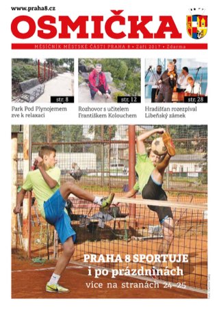 Titulní strana, Osmička září 2017
