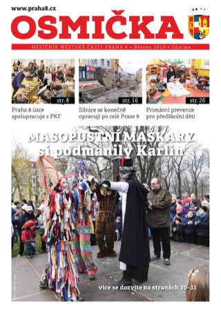 Titulní strana, Osmička březen 2018