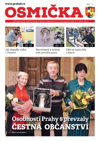Titulní strana, Osmička listopad 2018