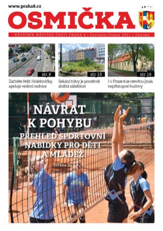 Titulní strana, Osmička červenec–srpen 2021