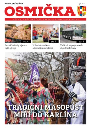 Titulní strana, Osmička březen 2022